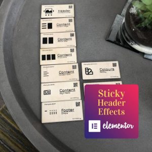 WordPress bundle Sticky Header Effects for Elementor